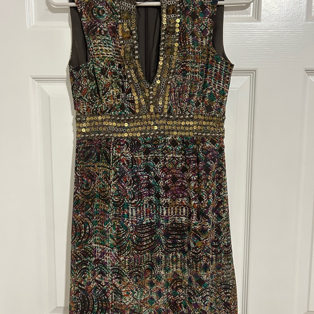 Nanette Lepore Multicolor Sequin Mini Dress